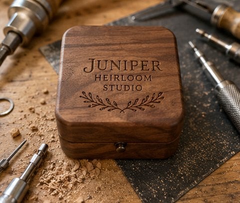 Customized ring boxes for engravers and personalization studios