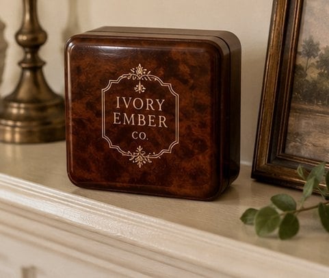 Promotional custom ring boxes with company logo