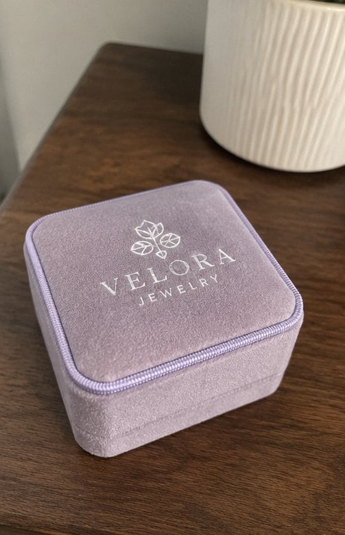 Ring boxes with logo — customer photo